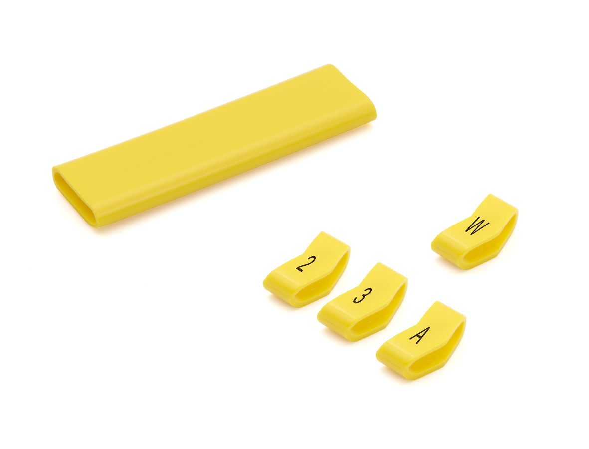 FMS扁平字母数字标记环