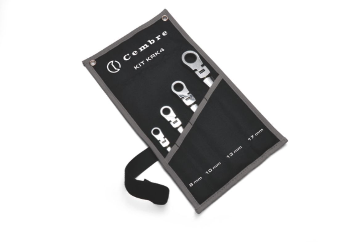 KRK4带铰接头的组合棘轮扳手套件