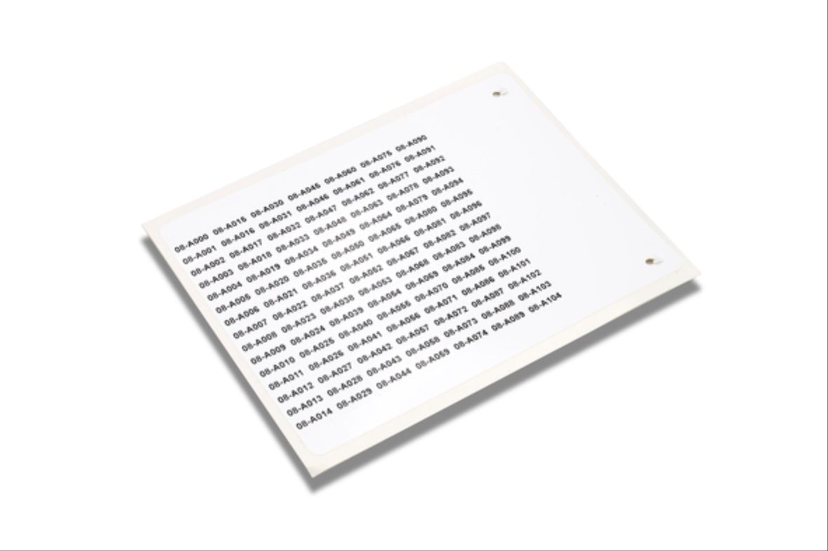 MG-PYT组件用不干胶标签