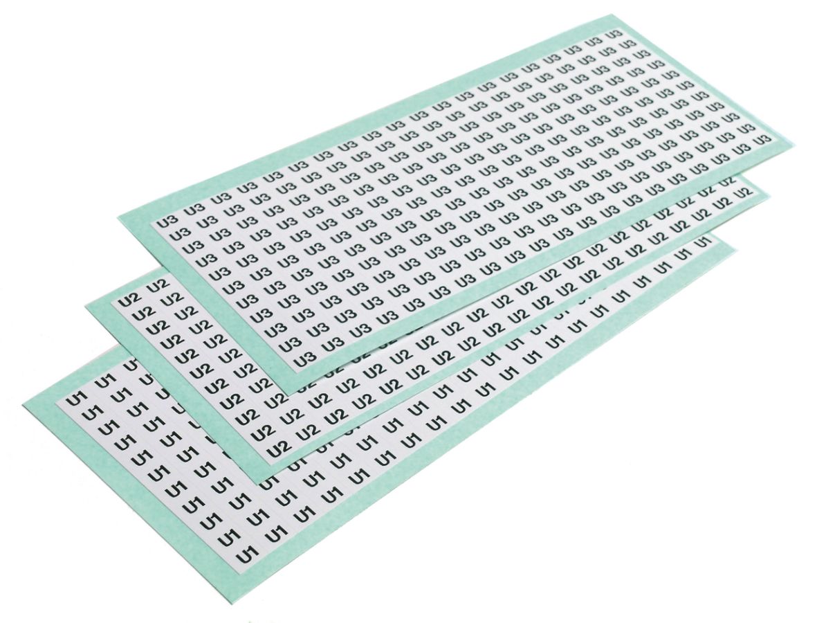ANS字母数字电缆标记胶条