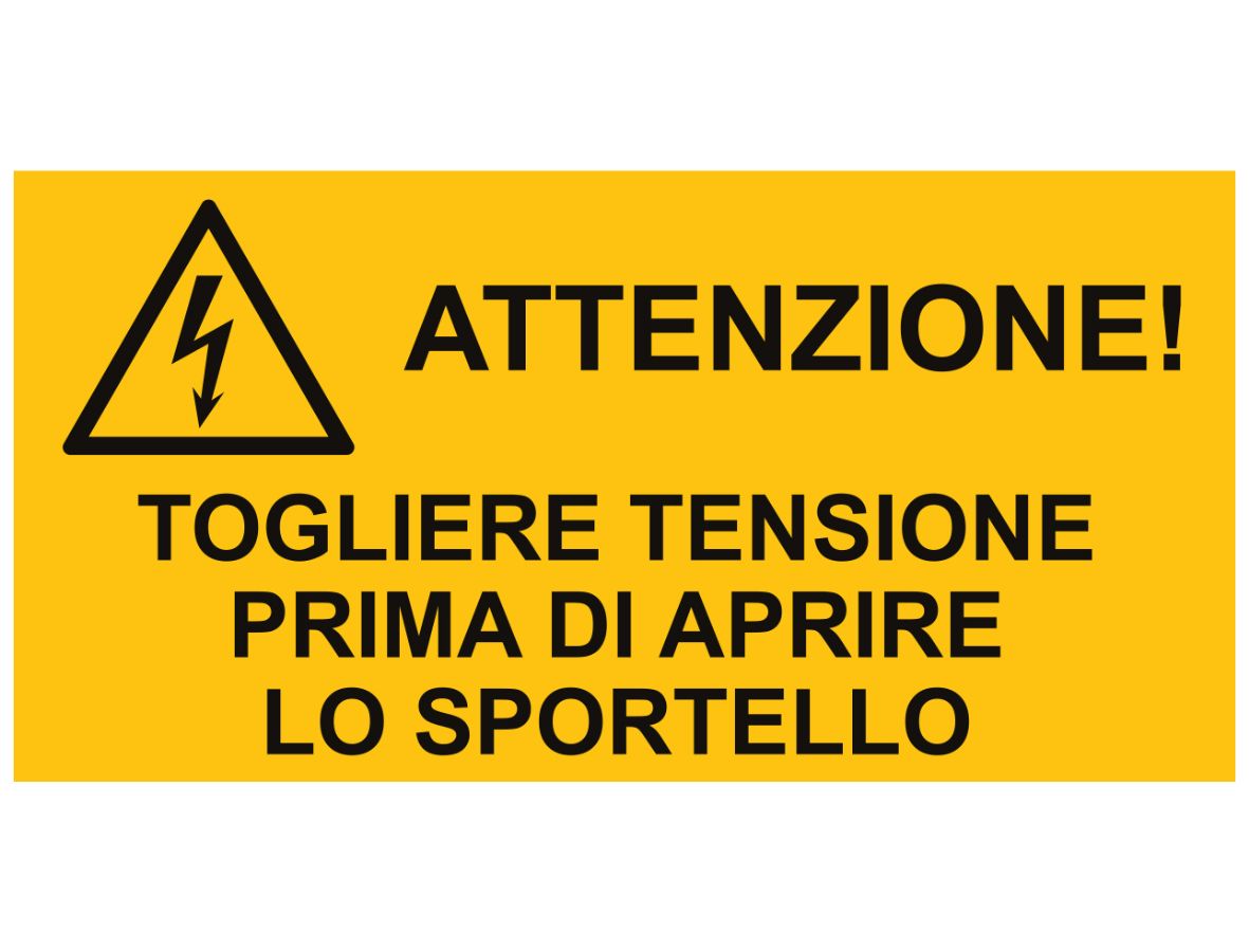 VS-I83用于电气装置的铝制牌匾